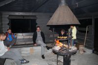Учебные сборы, Финляндия(Лиекса).  Очередной вечер в беседке.