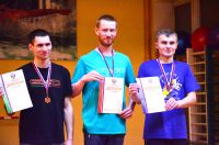 Открытый Чемпионат СПб по фристайлу на гладкой воде 2014. Награждение в кат. К1-М