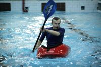 3-й этап "Зимнего Кубка СПб" по акробатическому фристайлу. Выступает Роман Орлов 