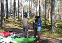 Август. Фристайл-сессия в Финляндии(Лиекса). Подготовка лодочек.