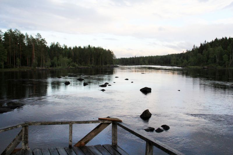  Финляндия(Лиекса). Окрестности кемпинга Нейтикоски