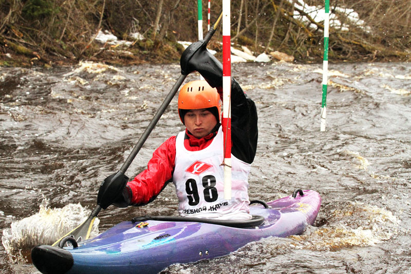 КОС 2012 на р. Мга. На первой трассе.