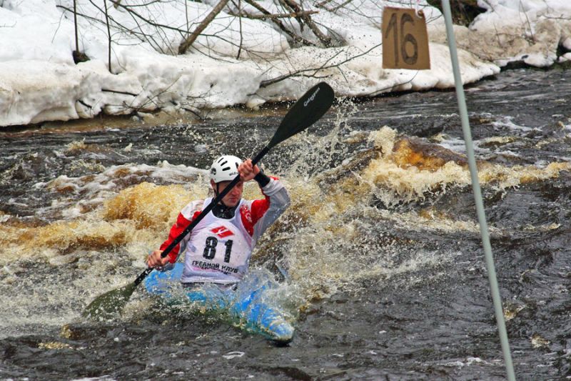 Кубок Открытия Сезона 2011. Слалом, проход по валику.