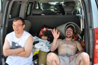 Посиделки у старекса)))Настроение атлетов улучшилось, и, надо отдать им должное, к вечерней тренировки все были в полном порядке