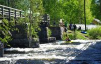 1-й этап кубка North Karelia freestyle paddling cup 2012 прводился в Керманкоски на "бочке"