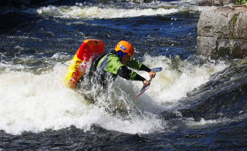 1-й этап кубка North Karelia freestyle paddling cup 2012. Выступление мужчин. Loop в исполнении Juuso