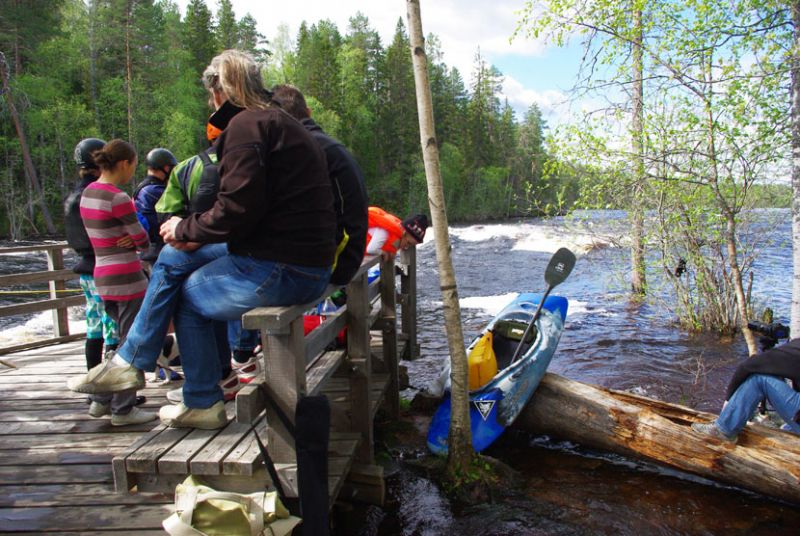 2-й этап кубка North Karelia freestyle paddling cup 2012 проводился в Неитикоски на волне.