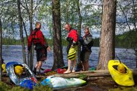 2-й этап кубка North Karelia freestyle paddling cup 2012. В ожидании начала соревнований.