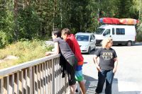 Выезд в Норвегию, 2013. На р. Etna. Ищем стоянку.