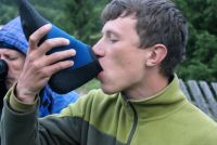 Ежегодный выезд в Норвегию, 2012г. Лечение тапочками. 