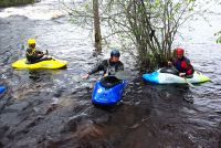 2-й этап кубка North Karelia freestyle paddling cup 2012. Наши парни готовятся к выступлению.