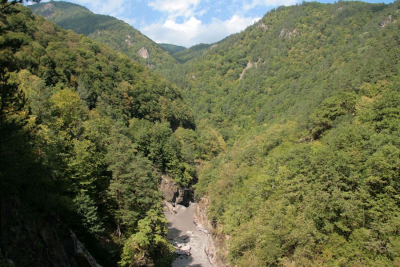 Осенний Кавказ, р. Белая(Гранитный). Гранитный, нижняя секция.