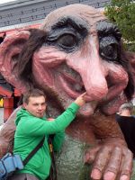 Выезд в Норвегию 2013года.  г. Домбас