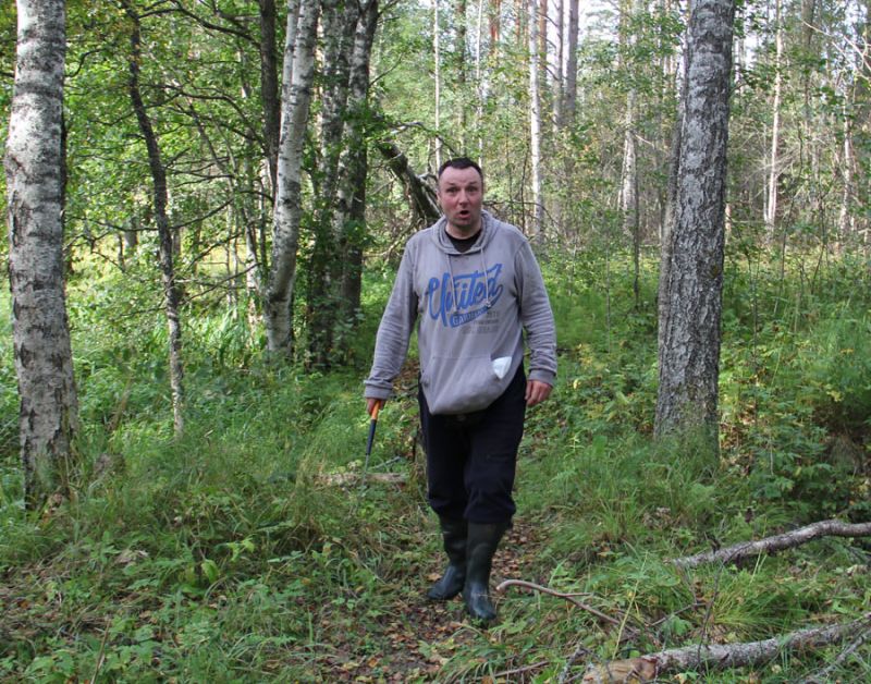Игорь добирался пешком по бурелому. В ужасе от кол-ва лосиной вши.