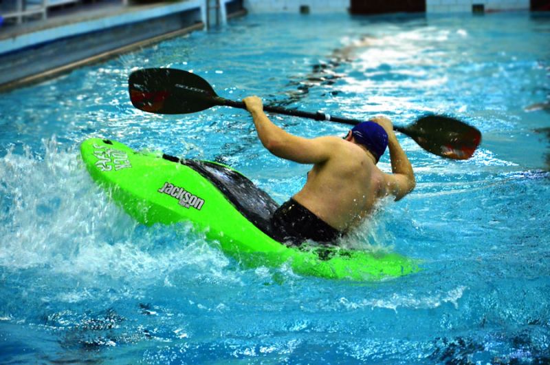 Открытый Чемпионат СПб по фристайлу на гладкой воде. Квалификация 3я попытка в кат. К1-М