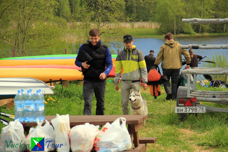 Плановый поход по Ладоге, 10-12 июня 2017.В точке начала маршрута.