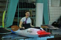 1-й этап "Зимнего Кубка СПб" по акробатическому фристайлу. На старте.