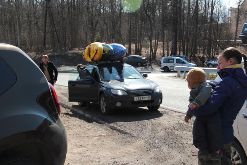 Выезд на Рощинку, 16.04.2016. В месте сбора.