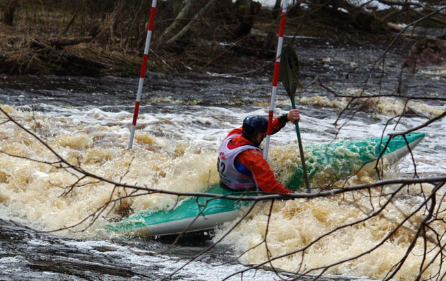 Соревнования КОС 2010, р. Мга