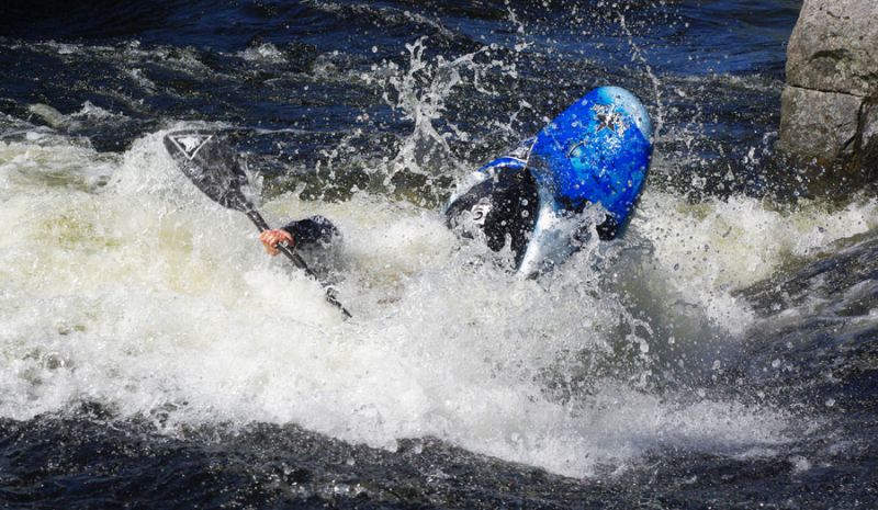 1-й этап кубка North Karelia freestyle paddling cup 2012. Выступление мужчин. 
