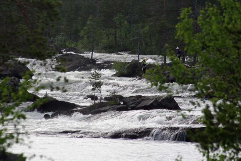 ШВЕЦИЯ, Piteälven (Trollforsarna), 2012. И вновь очередной хмурый денек.