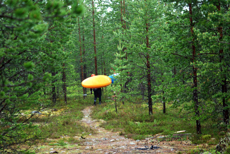 ШВЕЦИЯ, Piteälven (Trollforsarna), 2012. Уходим к реке