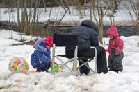 Кубок Открытия Сезона 2011, р. Мга. Пока папа гоняется за медальками.