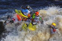 Чемпионат России по фристайлу на бурной воде 2011г.(Тивдия).  Король Волны.